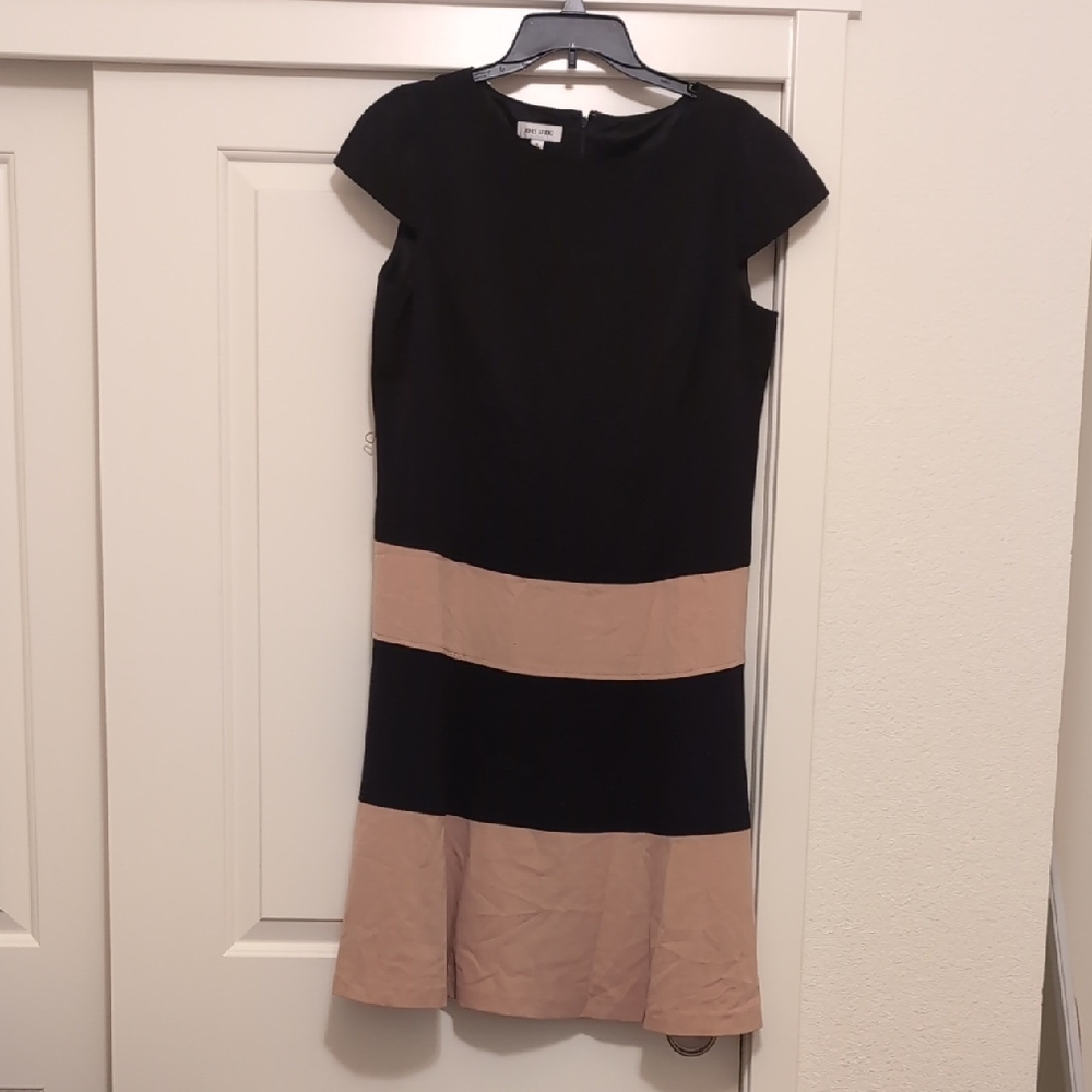 Jones Studio - Black And Tan Dress Size 16
